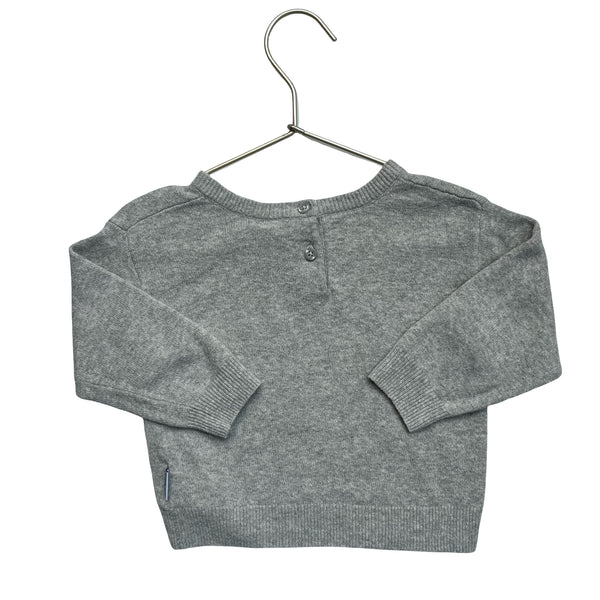 Baby Gap x Smiley World Gray Sweater - Size 12-18 Mo