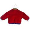 Patagonia Red, Tan, Blue Fleece Jacket - Size 3-6 Mo