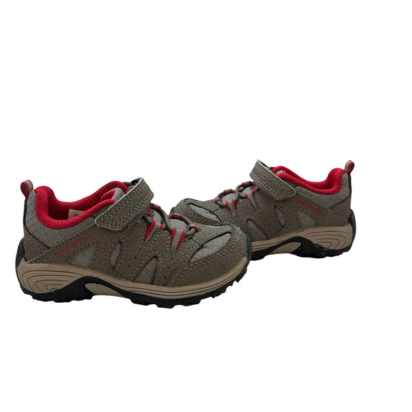 Merrell Gray & Red Sneakers - Size 6