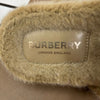 Burberry Hockley Icon Stripe Faux Fur Slides - Size 11 (UK 10 / EUR 28)