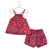 Baby Gap Pink & Blue Floral Linen-Cotton Tank & Shorts Set - Size 5