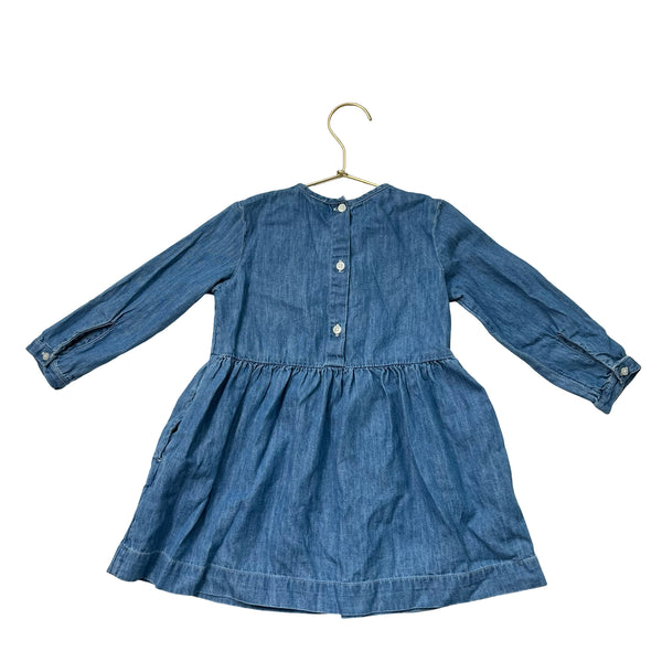 Primary Chambray Dress - Size 3