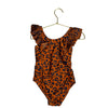 Cat & Jack Brown & Navy Leopard Print Swim Suit - Size 4T