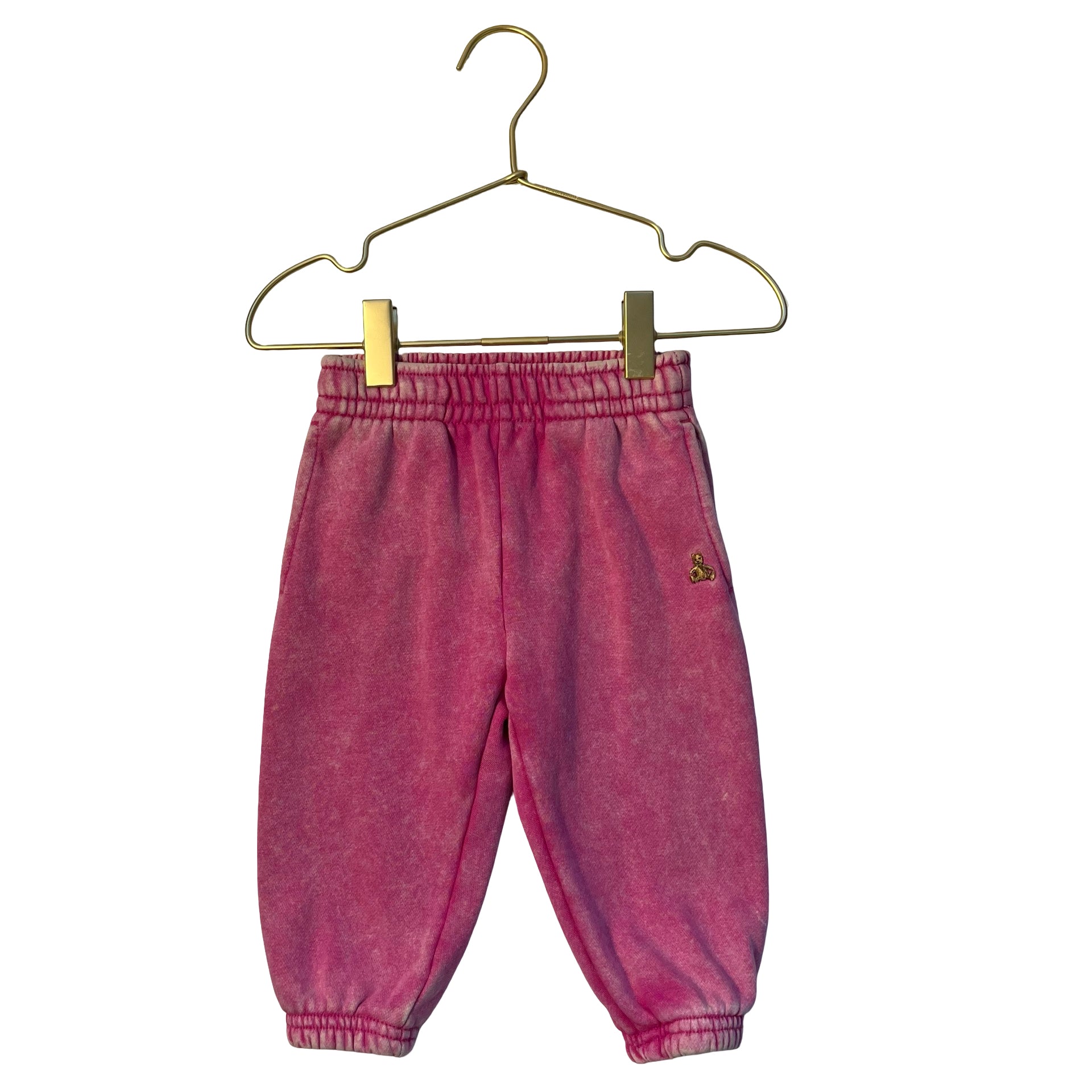 Baby Gap Pink Distressed Wash Joggers - Size 6-12 Months