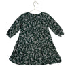 Baby Gap Dark Green Floral Corduroy Dress - Size 4