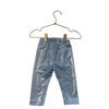 Baby Gap Light Blue Metallic Leggings - Size 6-12 Mo