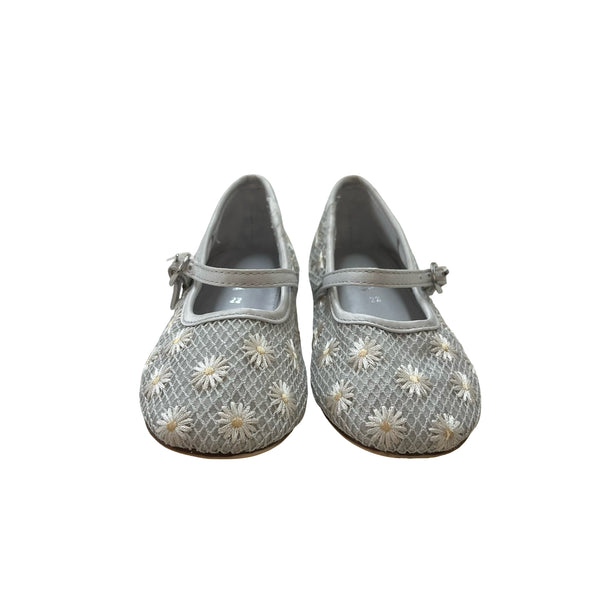 Zara Gray Daisy Mary Jane Shoes - Size 22 (6)