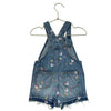 Baby Gap x Disney Denim Rainbow & Minnie Print Shortalls - Size 2