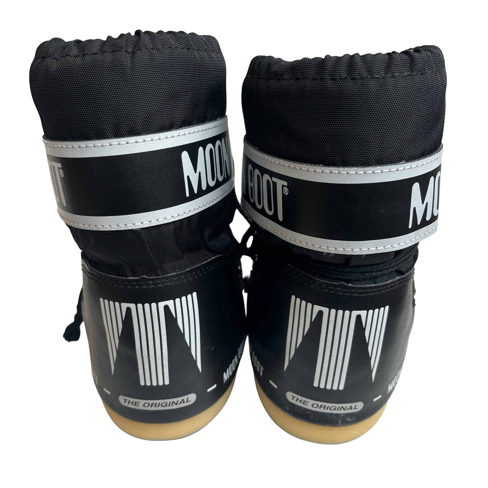 Moon Boots  Black Winter Boots - Size 7-9.5