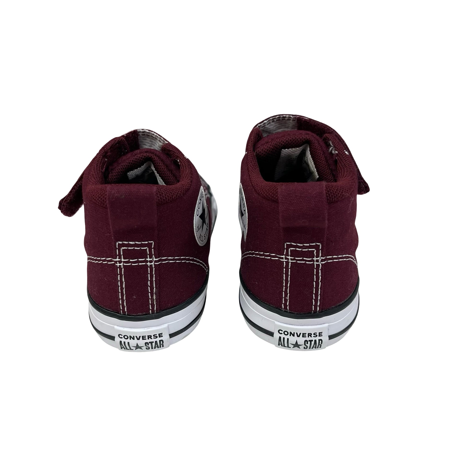 Converse All-Star Maroon Mid-Top Sneakers - Size 10