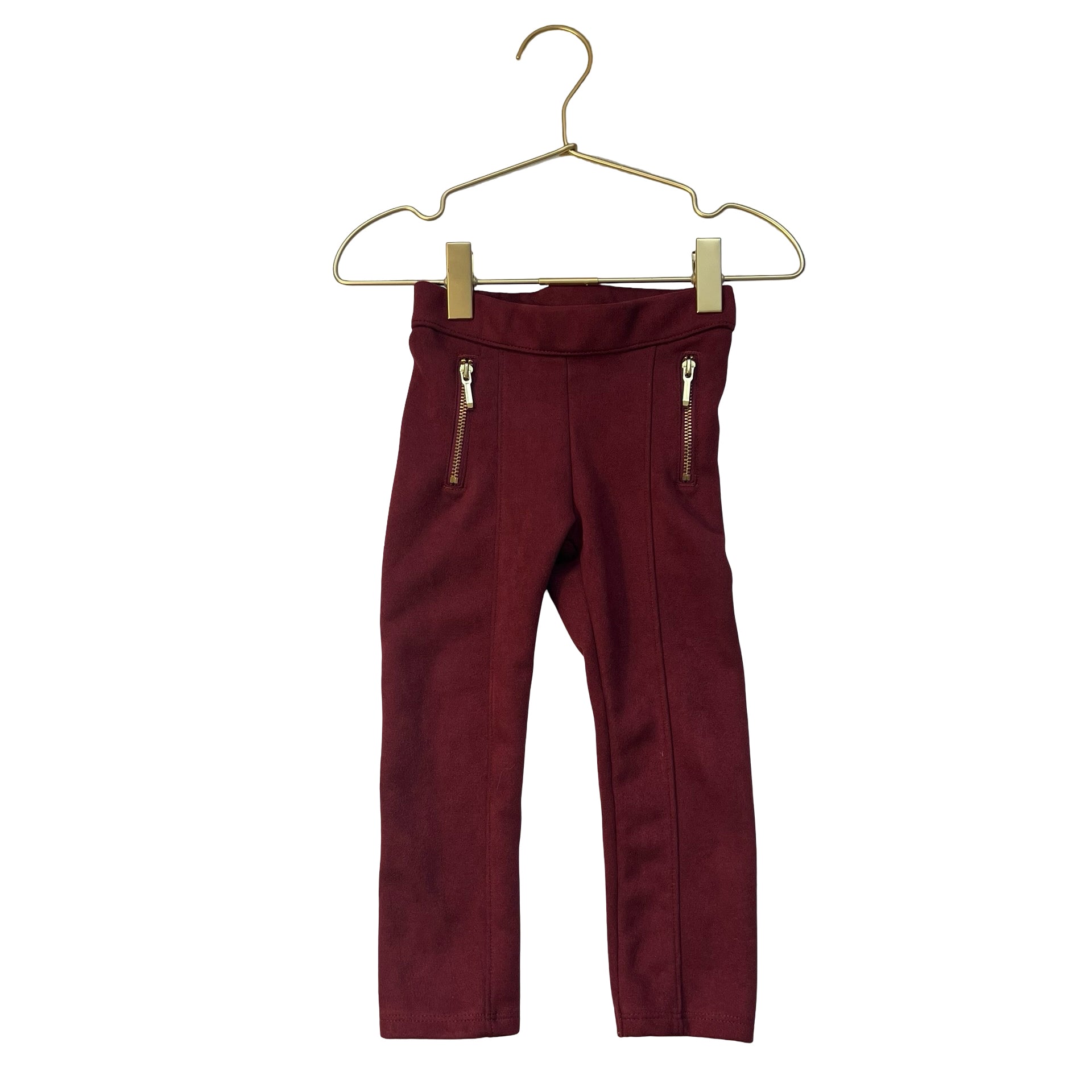 Janie and Jack Rust Faux Suede Pants - Size 2T