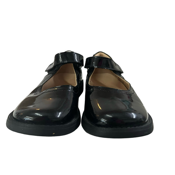 Elephantito Black Patent Leather Shoes - Size 12