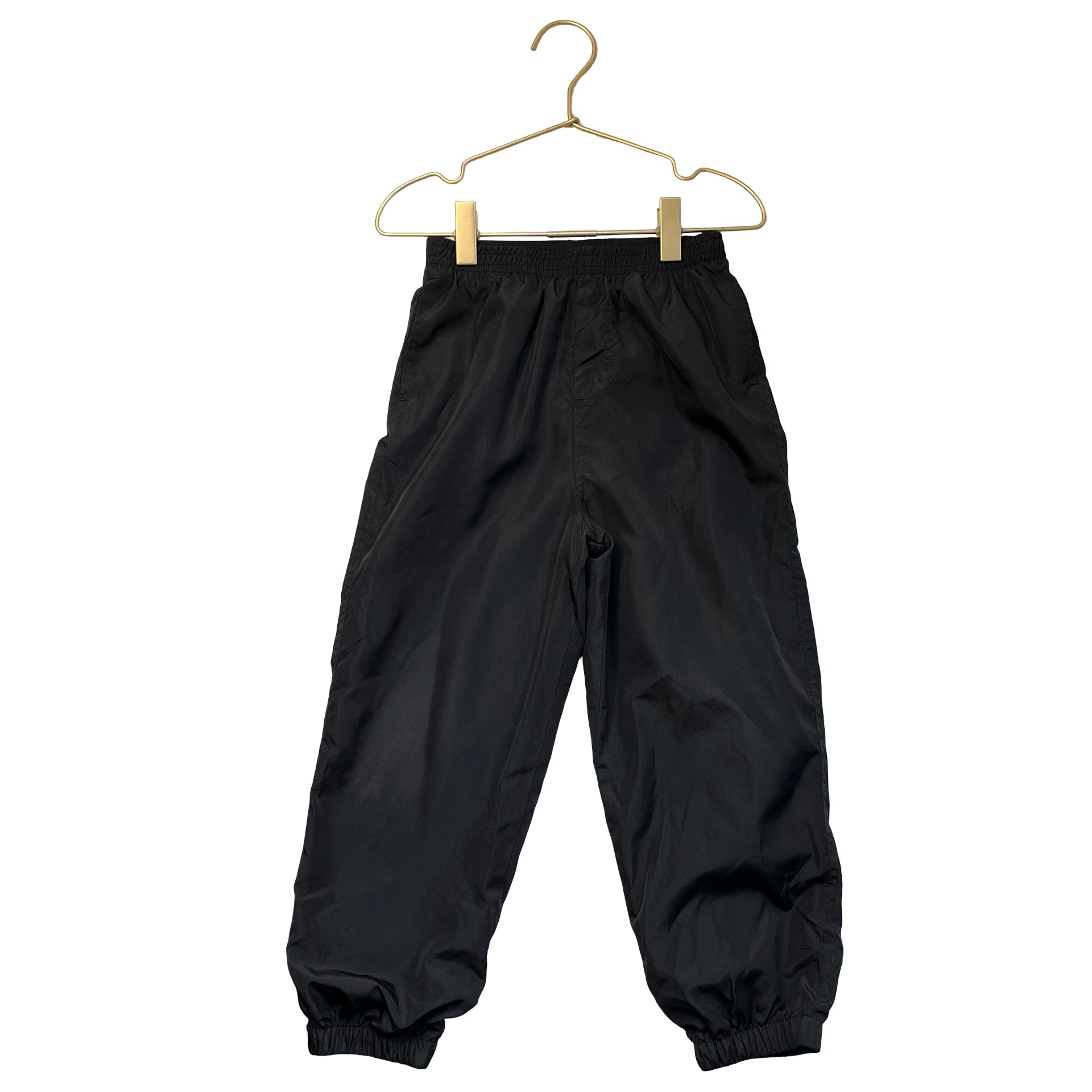 George Jersey-Lined Black Athletic Joggers - Size 5T