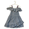 Tommy Hilfiger Navy & White Striped Dress - Size 6