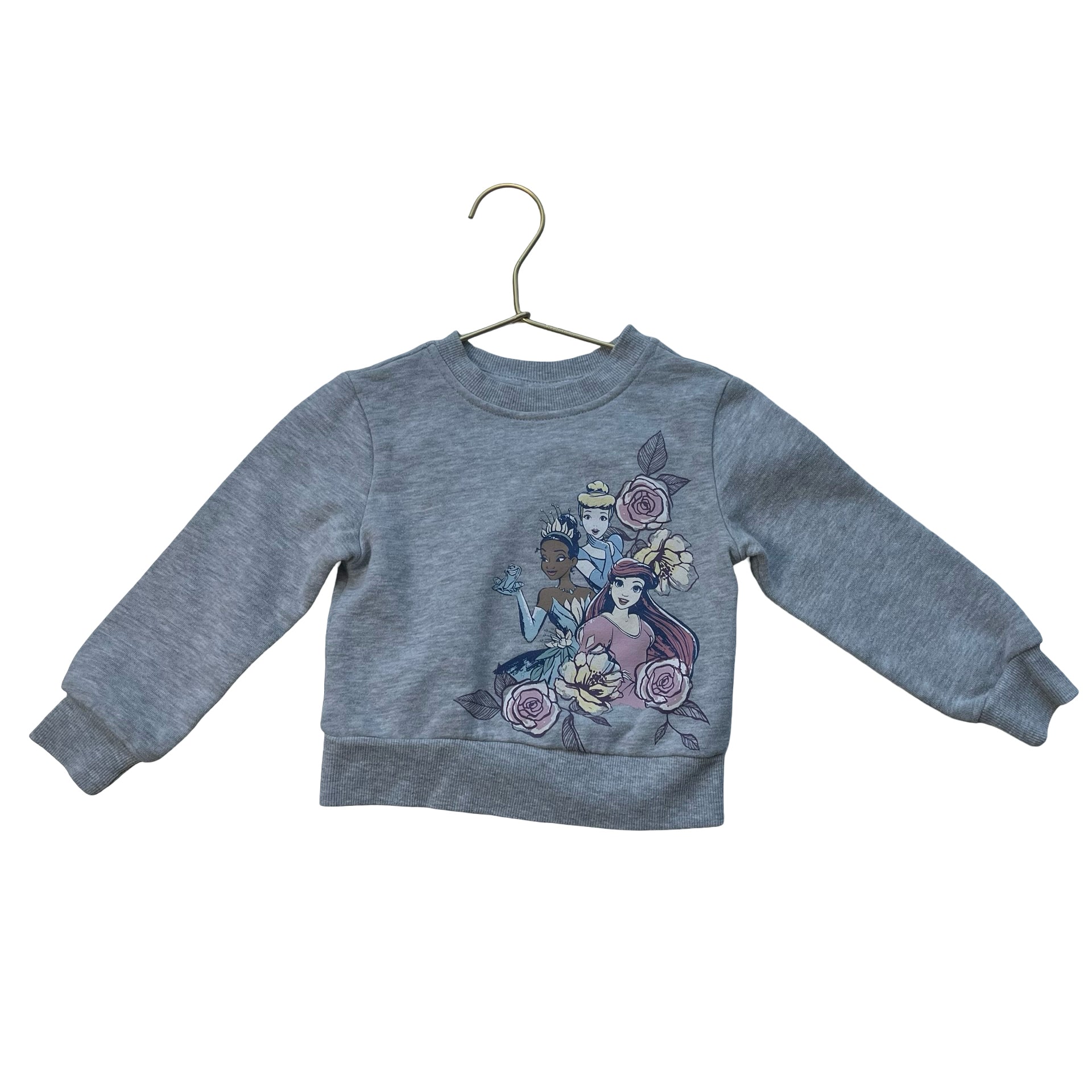 Disney Gray Princess Sweatshirt - Size 2T - Bounce Mkt