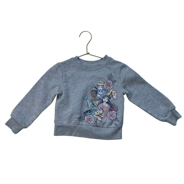 Disney Gray Princess Sweatshirt - Size 2T - Bounce Mkt