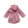 DKNY Pink & Ivory Quilted & Faux Fur Reversible Jacket with Tag - Size 12 Months - Bounce Mkt
