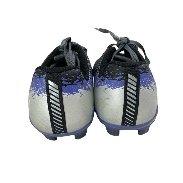 DSG Black, Silver, Purple Soccer Cleats - Size 12 - Bounce Mkt