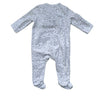 Du Pareil Au Meme Ivory Bunny Footed One Piece - Size 12 Mo - Bounce Mkt