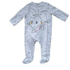 Du Pareil Au Meme Ivory Bunny Footed One Piece - Size 12 Mo - Bounce Mkt