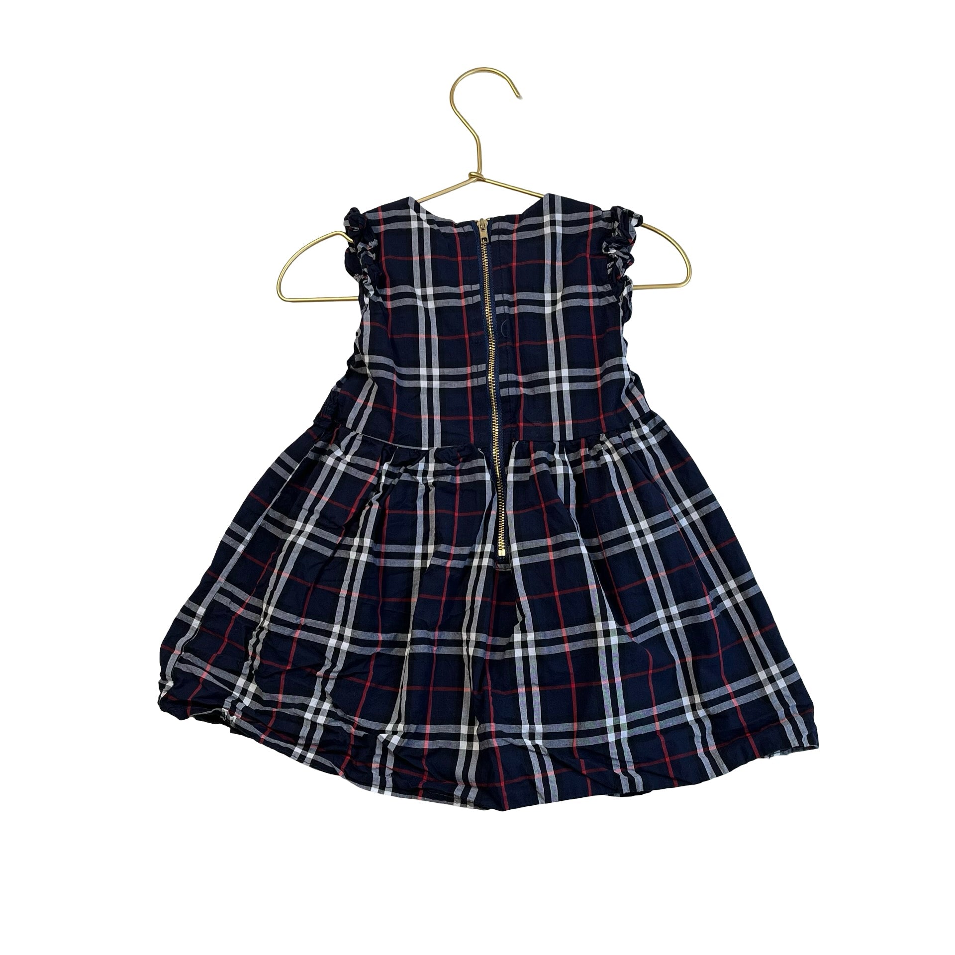 Duffield Lane Navy, Red, White Plaid Dress - Size 2 - Bounce Mkt
