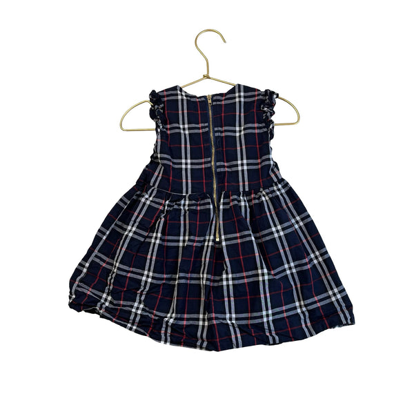 Duffield Lane Navy, Red, White Plaid Dress - Size 2 - Bounce Mkt