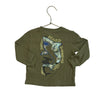 Carter's Olive Waffle 'Sharktastic' Graphic Shirt - Size 18 Mo