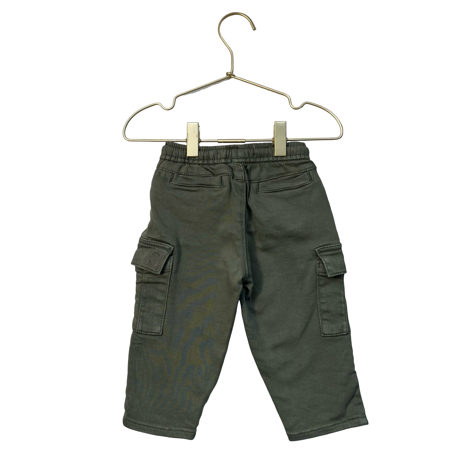 Zara Olive Green Cargo Pants - Size 9-12 Mo