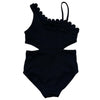 Art Class Black Cut-Out Swim Suit - Size M 8