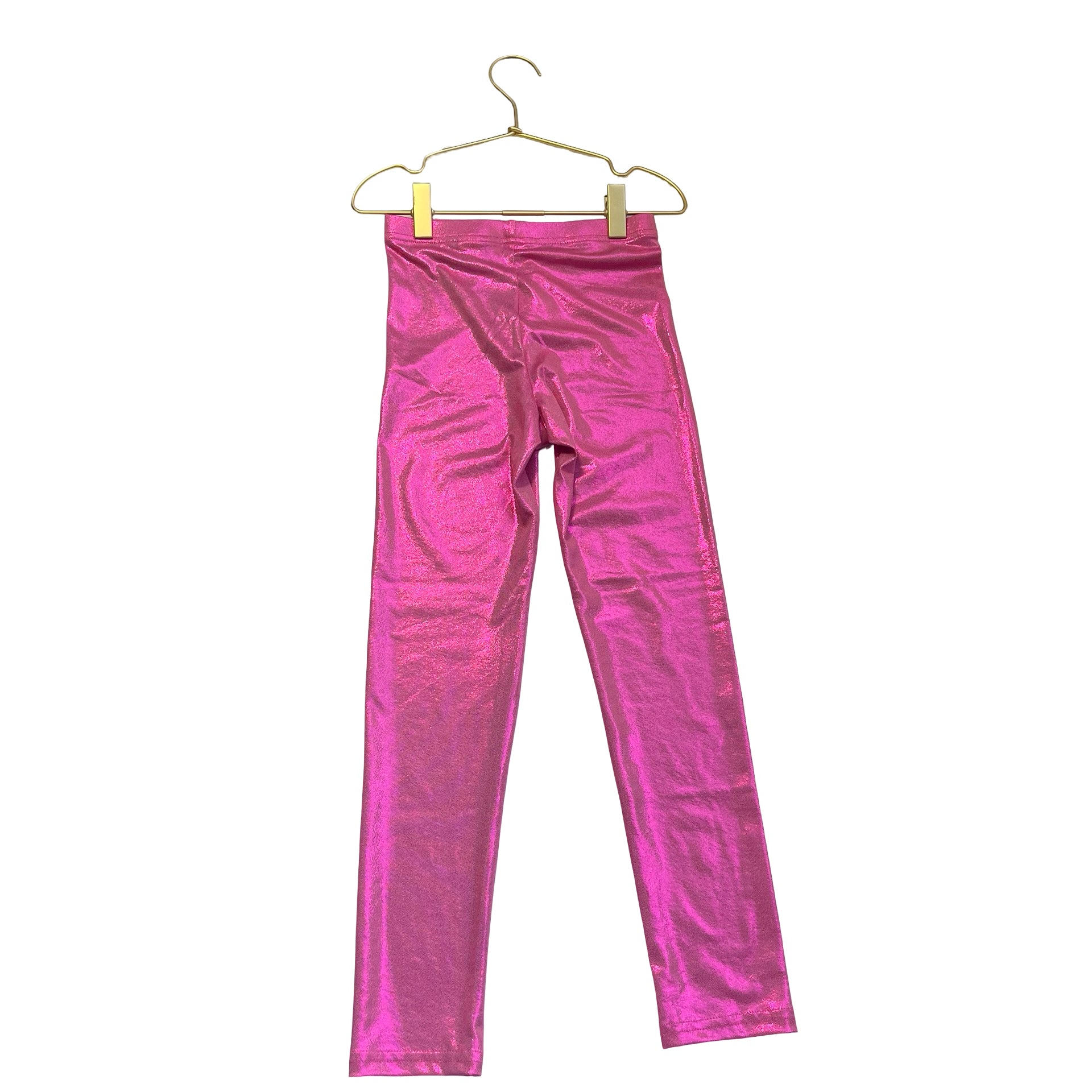 Old Navy Pink Metallic Leggings - Size M 8
