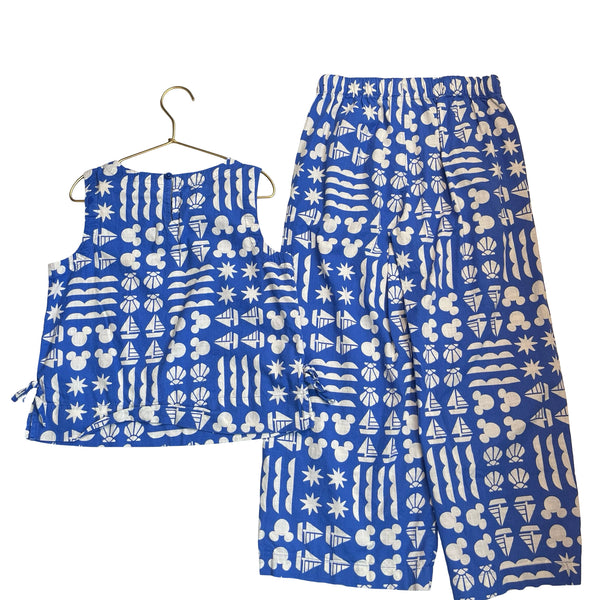 Hanna Andersson x Disney Blue Print & Top Set - Size 8