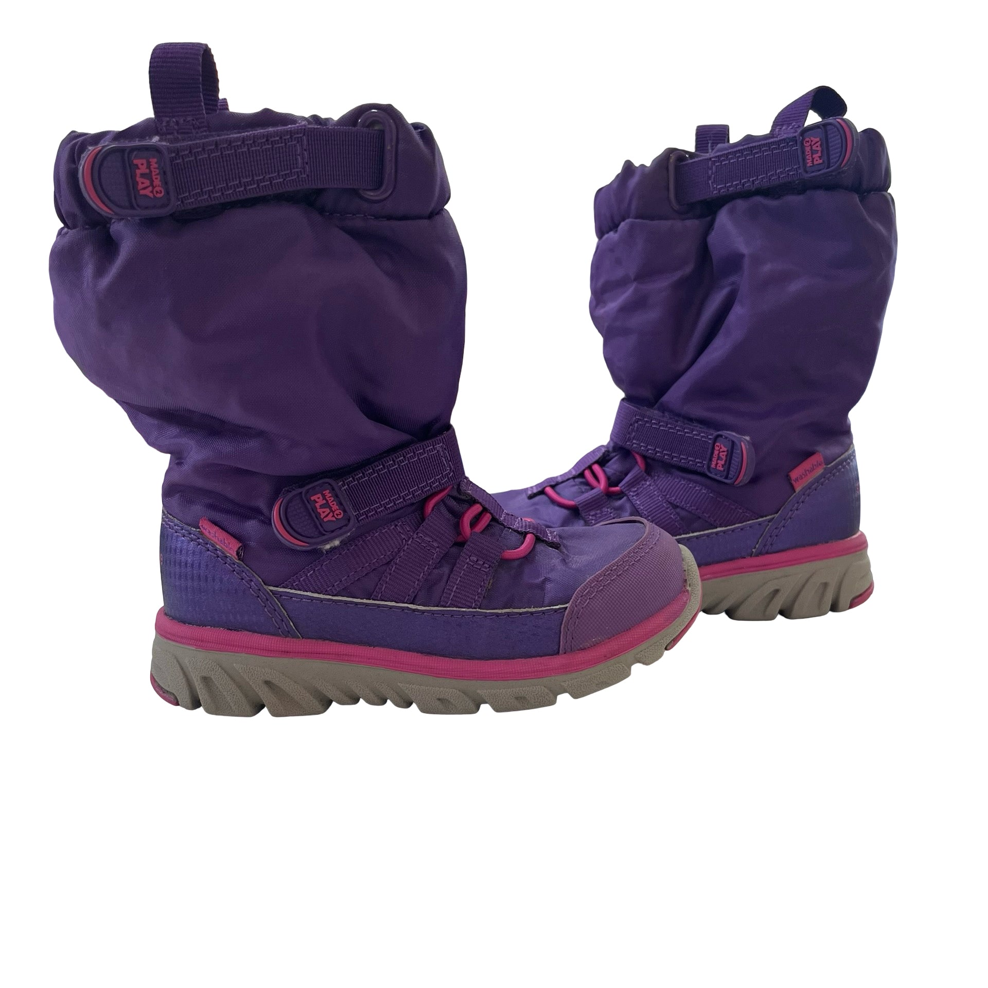 Stride Rite Purple & Pink Winter Boots - Size 7