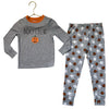 Rae Dunn Gray 'Boo Crew' Pumpkin & Ghost PJs - Size 4T
