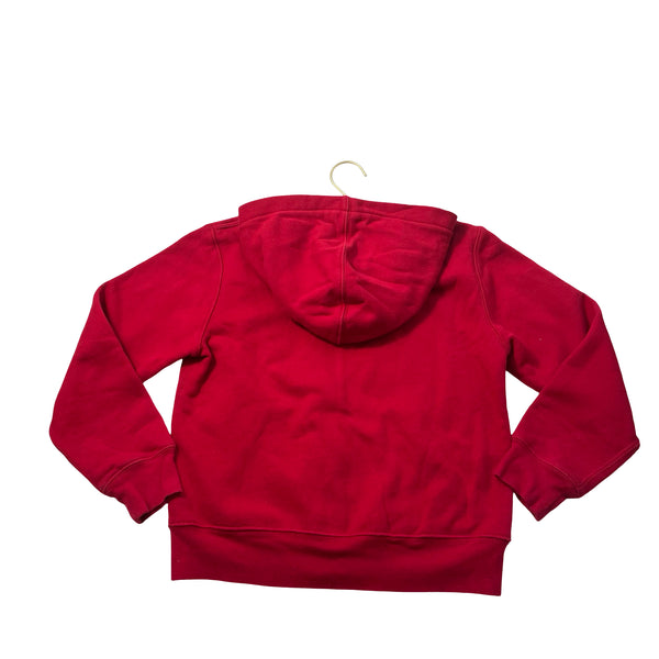 Polo Ralph Lauren Red & Navy Zip-Up Hooded Sweatshirt - Size M 10-12