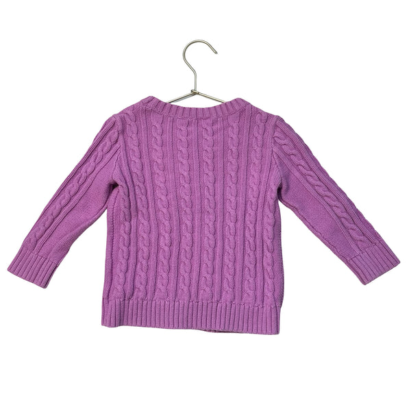 Gap Kids Purple Cotton Sweater - Size XS 4-5