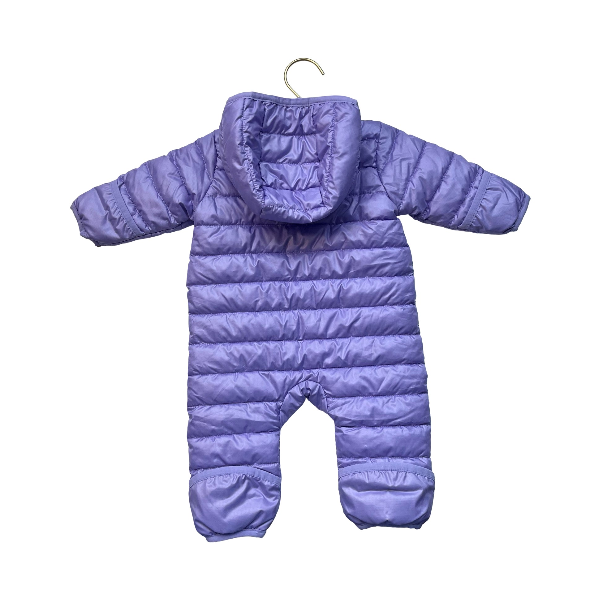 Primary Lavender Puffer Bunting - Size 0-3 Mo