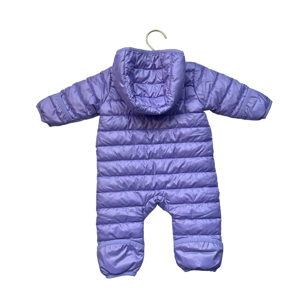 Primary Lavender Puffer Bunting - Size 0-3 Mo