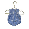 Jacadi Blue Bird Print Bubble Romper - Size 1 Month