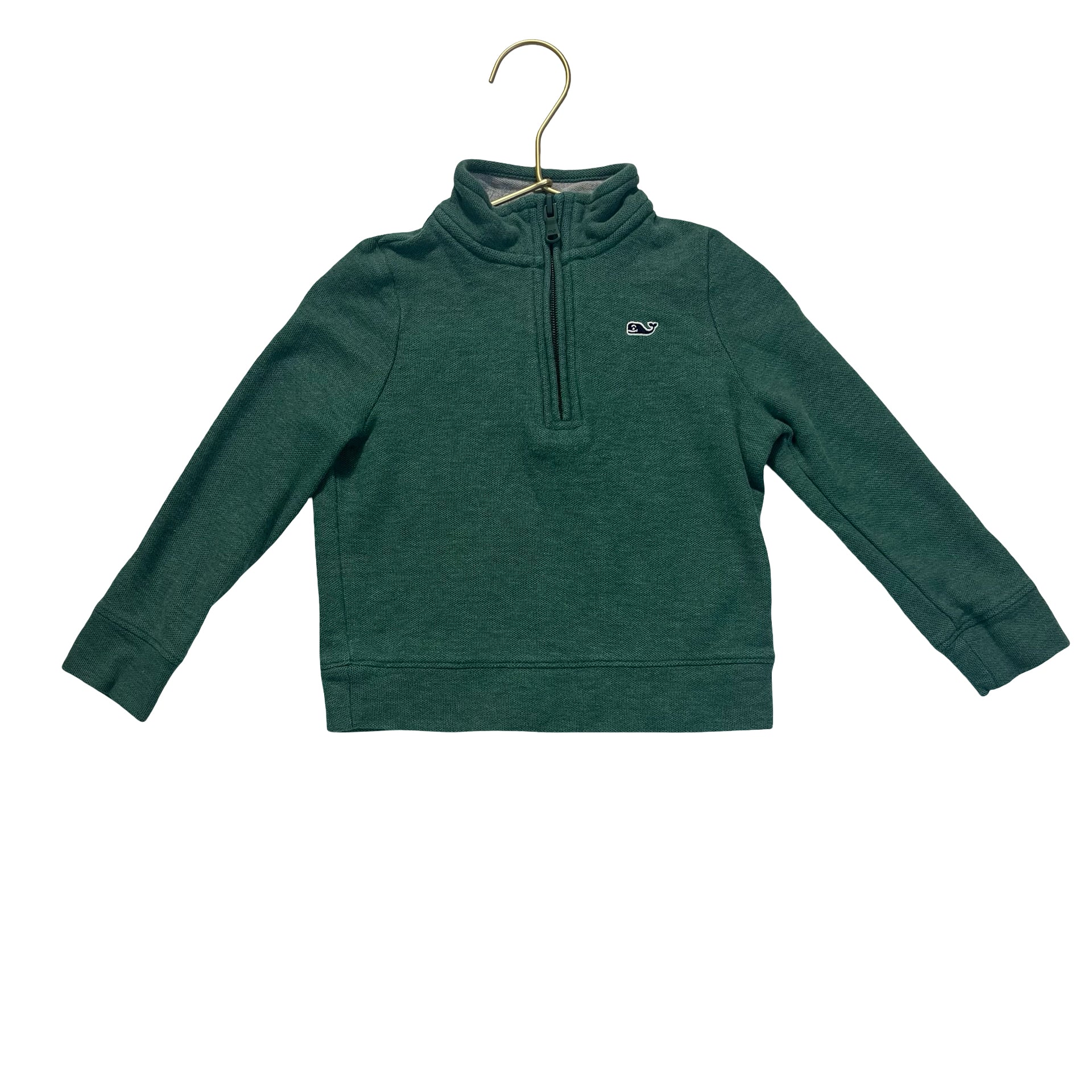 Vineyard Vines Green Quarter-Zip Pullover - Size 2T