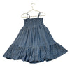 Polo Ralph Lauren Blue & Ivory Pattern Smocked Dress - Size 6