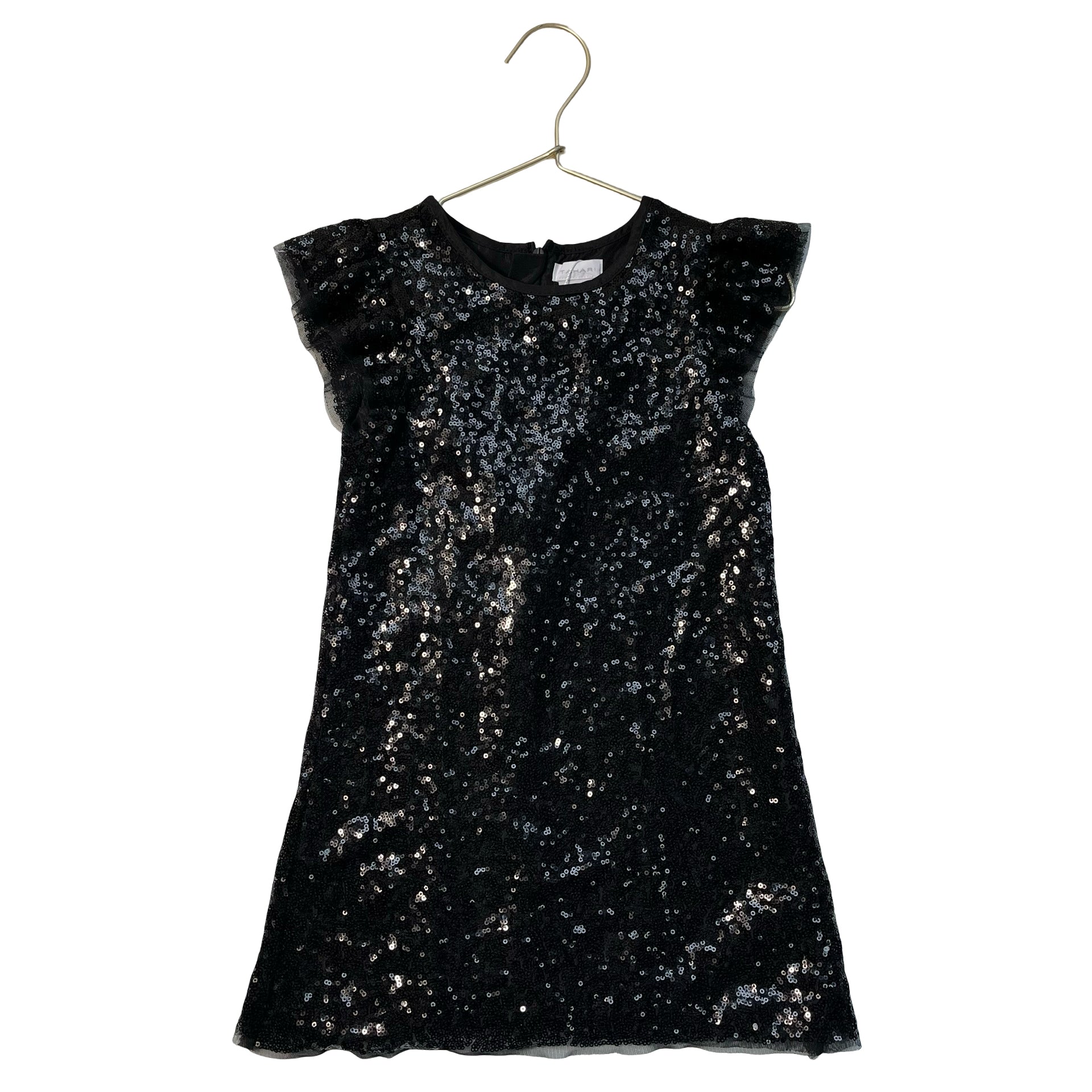 Tahari Black Sequin Dress - Size 4