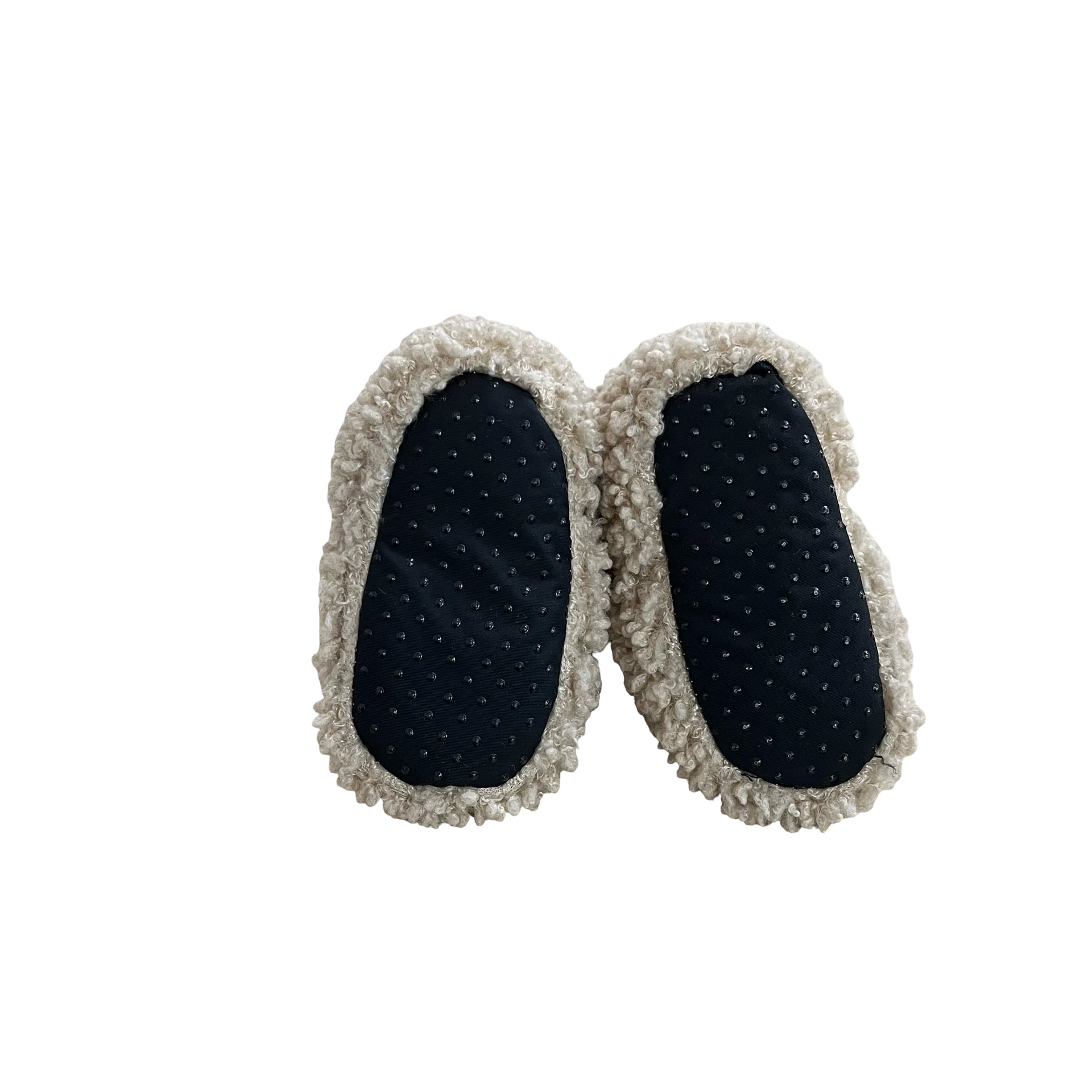 7 A.M. Enfant Tan Sherpa Fleece-Lined Booties - Size 0-6 Mo