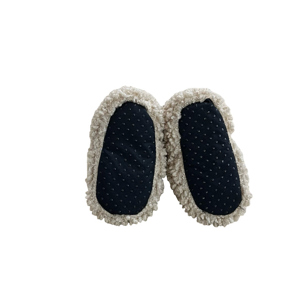 7 A.M. Enfant Tan Sherpa Fleece-Lined Booties - Size 0-6 Mo