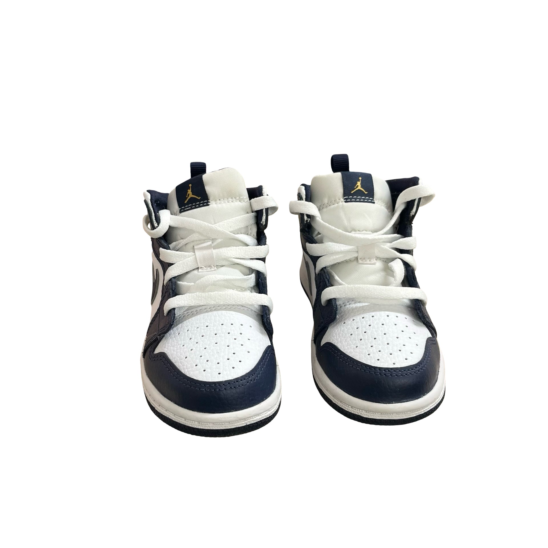 Nike Air Jordan Navy & White Sneakers -Size 9C