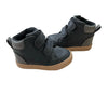 Cat & Jack Black Faux Leather Velcro High Top Sneaker Boots - Size 5