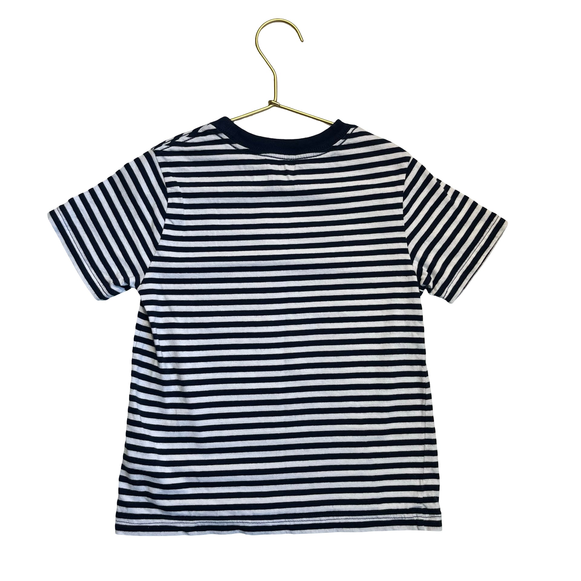 Polo Ralph Lauren Navy & White Striped T-Shirt - Size 4