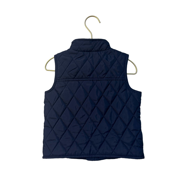 Janie and Jack Navy Quilted Vest - Size 2T