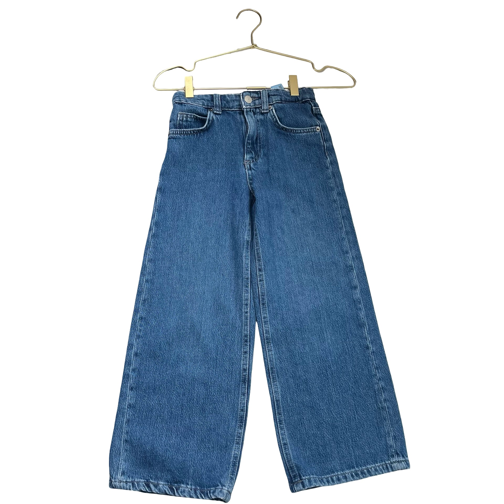 Zara Wide-Leg Denim Jeans - Size 8