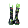 Western Chief Navy Dinosaur Light-Up Rain Boots - Size 7
