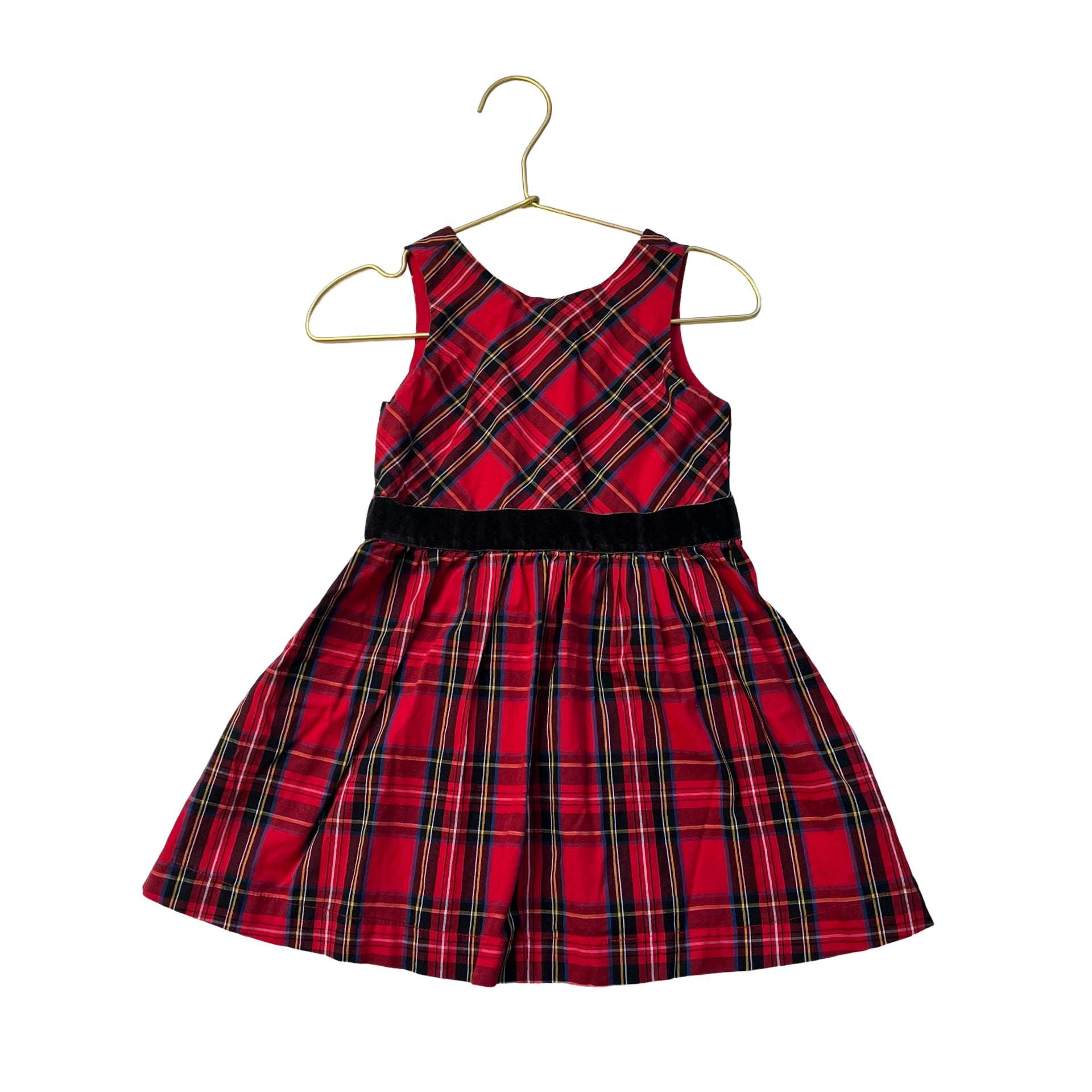 Crewcuts Red Tartan Plaid Dress - Size 2
